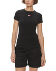 Tommy Hilfiger Jeans Black Cotton Tops & T-Shirt
