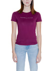 Tommy Hilfiger Jeans Purple Cotton Tops & T-Shirt