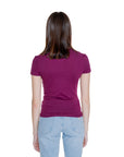 Tommy Hilfiger Jeans Purple Cotton Tops & T-Shirt