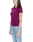 Tommy Hilfiger Jeans Purple Cotton Tops & T-Shirt