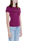 Tommy Hilfiger Jeans Purple Cotton Tops & T-Shirt