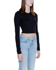 Tommy Hilfiger Jeans Black Cotton Tops & T-Shirt