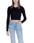 Tommy Hilfiger Jeans Black Cotton Tops & T-Shirt