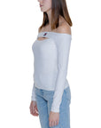 Tommy Hilfiger Jeans White Sustainable Viscose Tops & T-Shirt