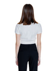 Tommy Hilfiger Jeans White Cotton Cotton Tops & T-Shirt