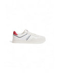Tommy Hilfiger Jeans White Suede Leather Sneaker