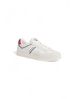 Tommy Hilfiger Jeans White Suede Leather Sneaker