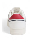 Tommy Hilfiger Jeans White Suede Leather Sneaker