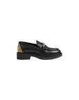 Alviero Martini Prima Classe Black Leather Flat Shoe