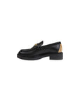 Alviero Martini Prima Classe Black Leather Flat Shoe