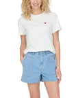 Jacqueline De Yong White Cotton Tops & T-Shirt