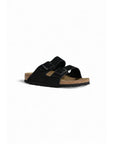 Birkenstock Black Suede Leather Sandal