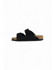Birkenstock Black Suede Leather Sandal