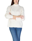 Jacqueline De Yong White Polyester Sweater