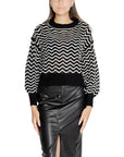 Jacqueline De Yong Black Acrylic Sweater