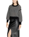 Jacqueline De Yong Black Acrylic Sweater