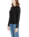 Jacqueline De Yong Black Viscose Tops & T-Shirt