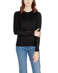 Jacqueline De Yong Black Viscose Tops & T-Shirt