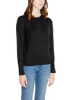 Jacqueline De Yong Black Viscose Tops & T-Shirt