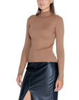 Jacqueline De Yong Brown Viscose Tops & T-Shirt