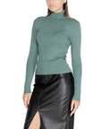 Jacqueline De Yong Turquoise Viscose Tops & T-Shirt