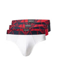 Emporio Armani Underwear Red Cotton Underwear