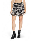 Jacqueline De Yong Black Polyester Polyester Skirt