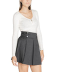 Morgan De Toi Cream Polyamide Tops & T-Shirt