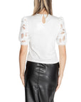 Morgan De Toi White Polyester Tops & T-Shirt