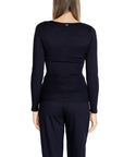 Morgan De Toi Blue Viscose Tops & T-Shirt