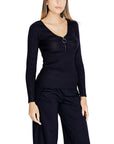 Morgan De Toi Blue Viscose Tops & T-Shirt
