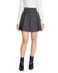 Morgan De Toi Gray Polyester Skirt