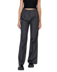 Morgan De Toi Gray Polyester Jeans & Pant