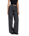 Morgan De Toi Gray Polyester Jeans & Pant