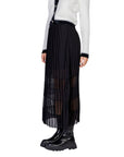 Morgan De Toi Black Polyester Skirt