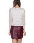 Morgan De Toi Cream Viscose Tops & T-Shirt