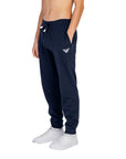 Emporio Armani Underwear Blue Cotton Jeans & Pant