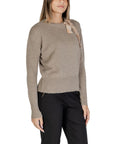 Alviero Martini Prima Classe Beige Polyester Sweater