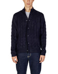 Hamaki-Ho Blue Acrylic Cardigan