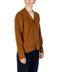 Hamaki-Ho Beige Polyester Cardigan