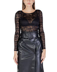 Morgan De Toi Black Polyamide Tops & T-Shirt