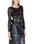 Morgan De Toi Black Polyamide Tops & T-Shirt