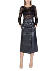Morgan De Toi Black Polyamide Tops & T-Shirt