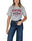 Tommy Hilfiger Jeans Gray Cotton Tops & T-Shirt