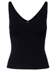 Jacqueline De Yong Black Viscose Tops & T-Shirt