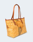 Alviero Martini Prima Classe Beige Leather Handbag
