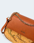 Alviero Martini Prima Classe Beige Leather Handbag