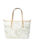 Alviero Martini Prima Classe White Leather Handbag