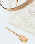 Alviero Martini Prima Classe White Leather Handbag