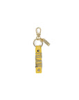 Alviero Martini Prima Classe Yellow Leather Keychain
